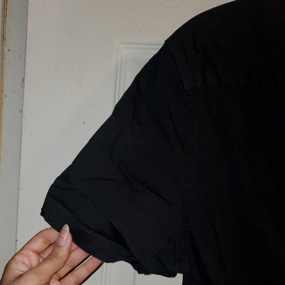 5 for $20 | ASOS DESIGN Slim Fit Band Collar Shirt With Roll Sleeves - Picture 12 of 16